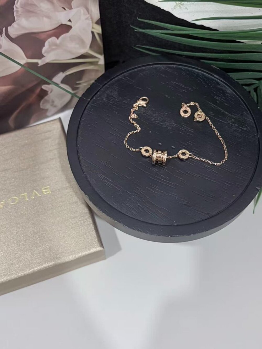 Bvlgari B.zero1 Rose Gold Chain Bracelet